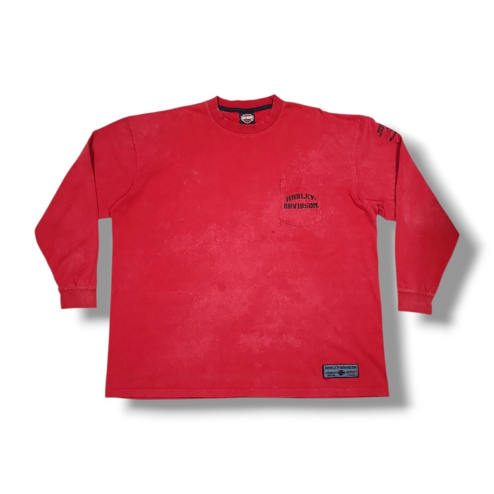 Vintage Harley-Davidson Manatee‎ River Bradenton Florida Red T-Shirt Men's 2XL